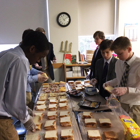 Middle School service club