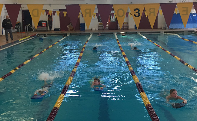 The Haverford School swimming