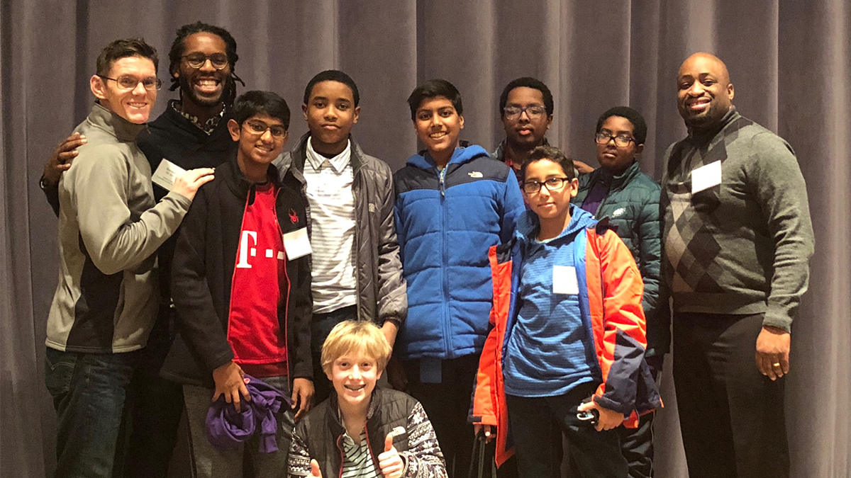 Middle schoolers reflect on Young Men of Color Symposium/(Re)defining Power Conference